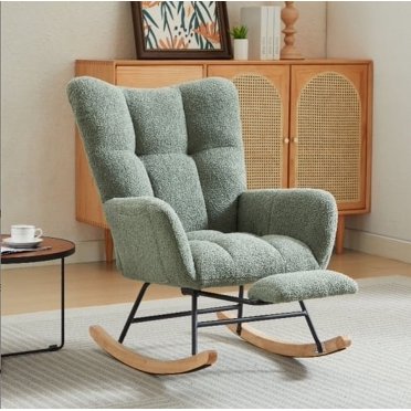 Angel Line Windsor Glider, Espresso with Gray Cushions - Walmart.com