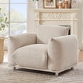 thumbnail image 1 of Holaki Oversize Accent Chair Cozy Armchair for Apartment Living Room Bedroom Corner Home Furniture, Single Camel, 1 of 6