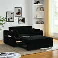 thumbnail image 1 of Holaki Sofa Bed,54" 3 in 1 Oversized Tufted Loveseat Convertible Sofabed Modern Living Room Multifunctional Sleeper Sofa Convertible Sofa Bed W/Pull Out Sleeper Couch Bed,Armrests Storage & USB Ports, 1 of 8