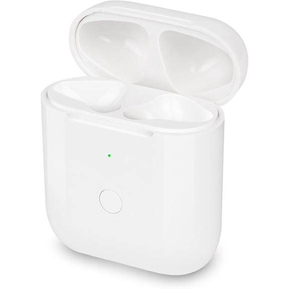 Holan for Charging Case for AirPods 1/2, Replacement Charger w/Bluetooth Sync Button, 700mAh Battery, White