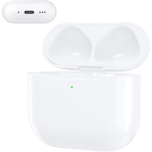 Holan for Charging Case for AirPods 1st/2nd Gen, Replacement with Bluetooth Sync Button, Fast Charge, Compatible with AirPods 1 & 2 Only
