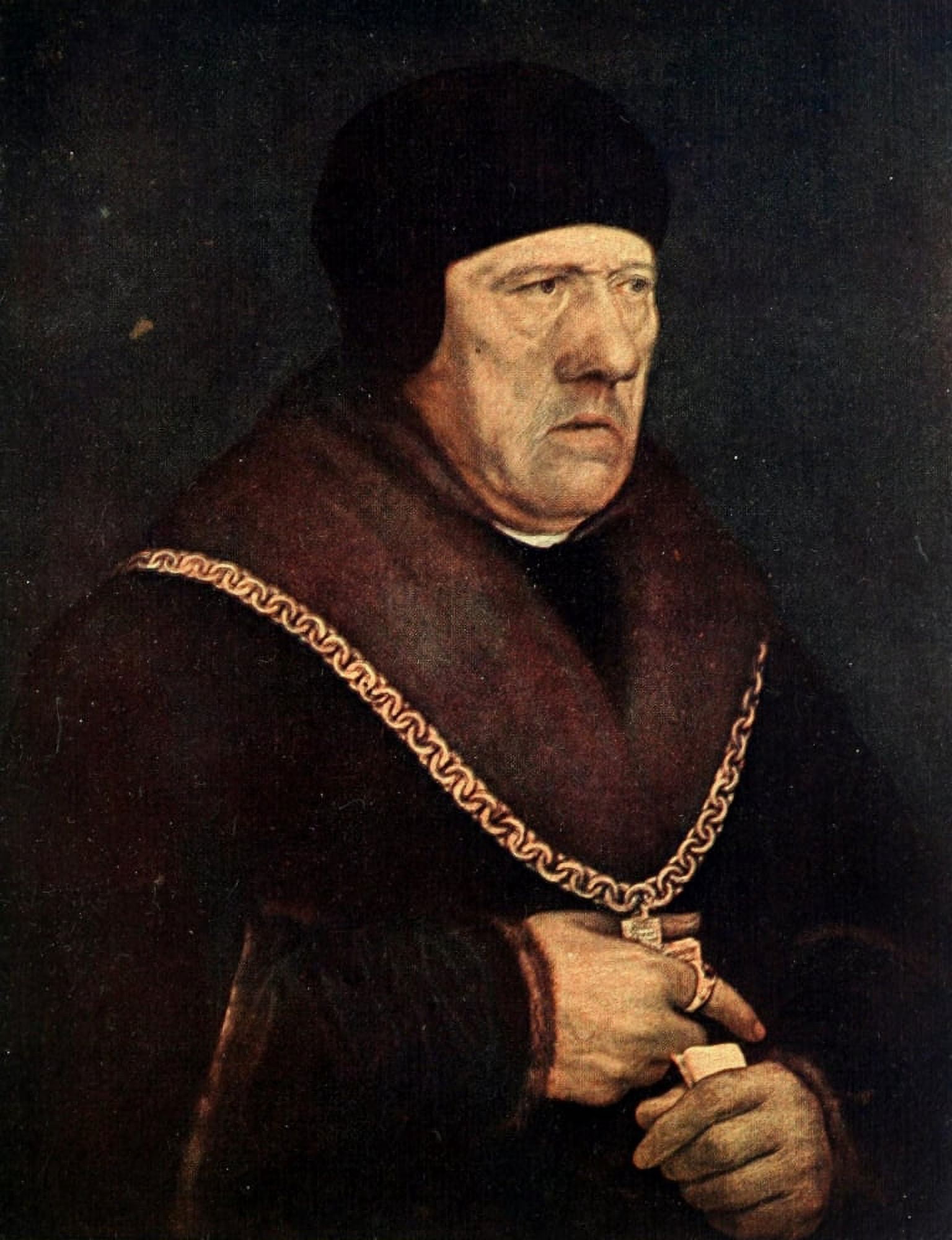 Holbein 1909 Sir Henry Wyatt Canvas Art - Hans Holbein (24 x 36)