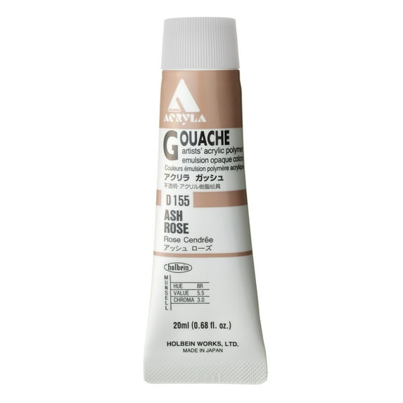 Holbein Acryla Gouache, 20ml, Ash Rose