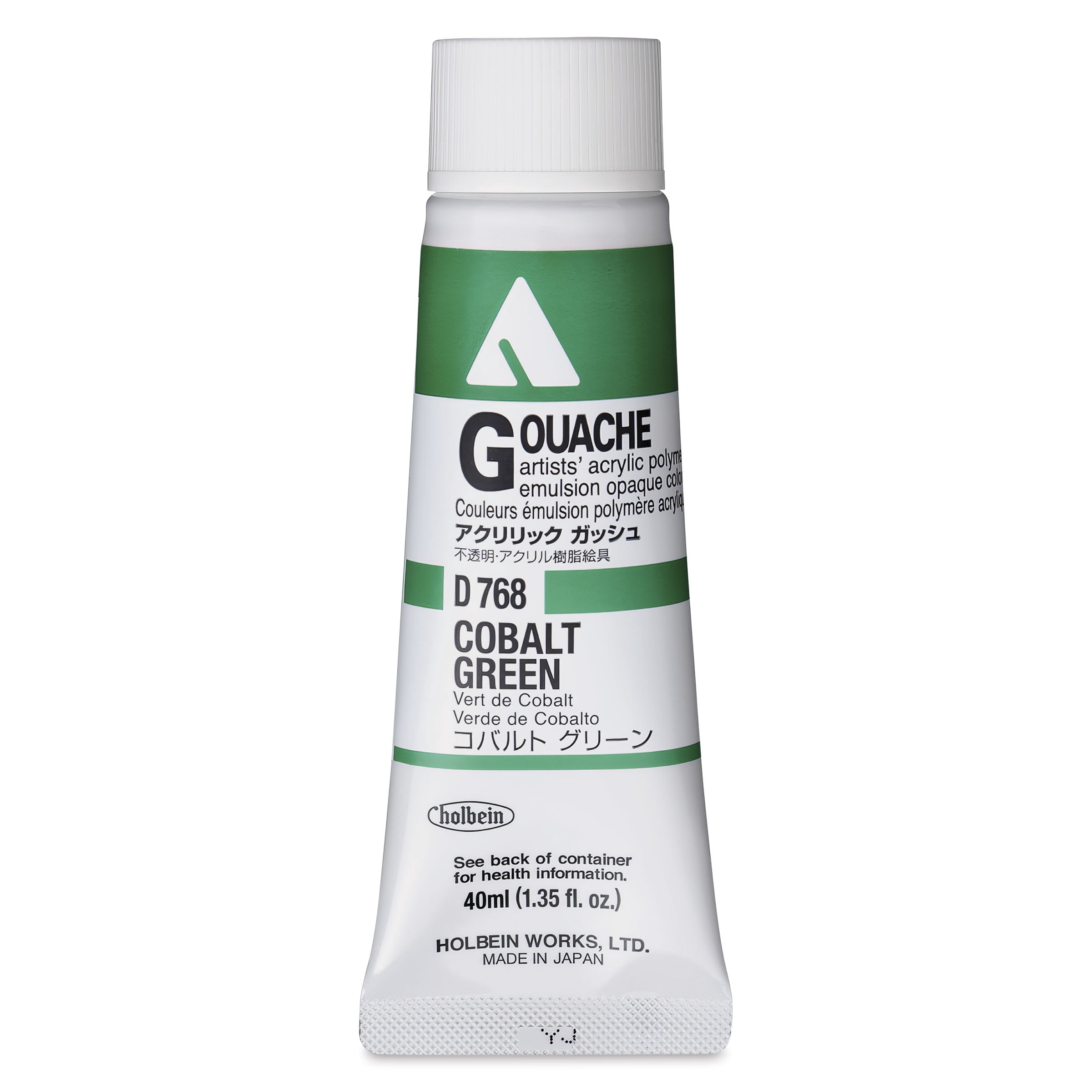 Holbein Acrylic Gouache - Cobalt Green, 40 ml tube