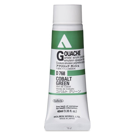 Holbein Acrylic Gouache - Cobalt Green, 40 ml tube