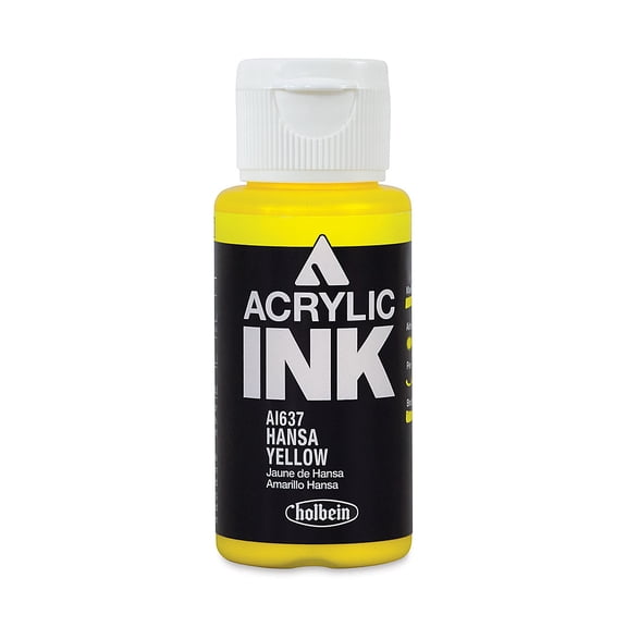 Holbein Acrylic Ink - Hansa Yellow, 30 ml