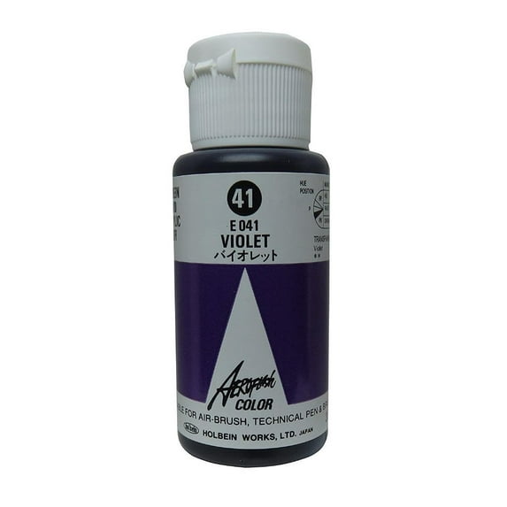 Holbein Aeroflash Liquid Acrylic - 35 ml, Transparent Violet
