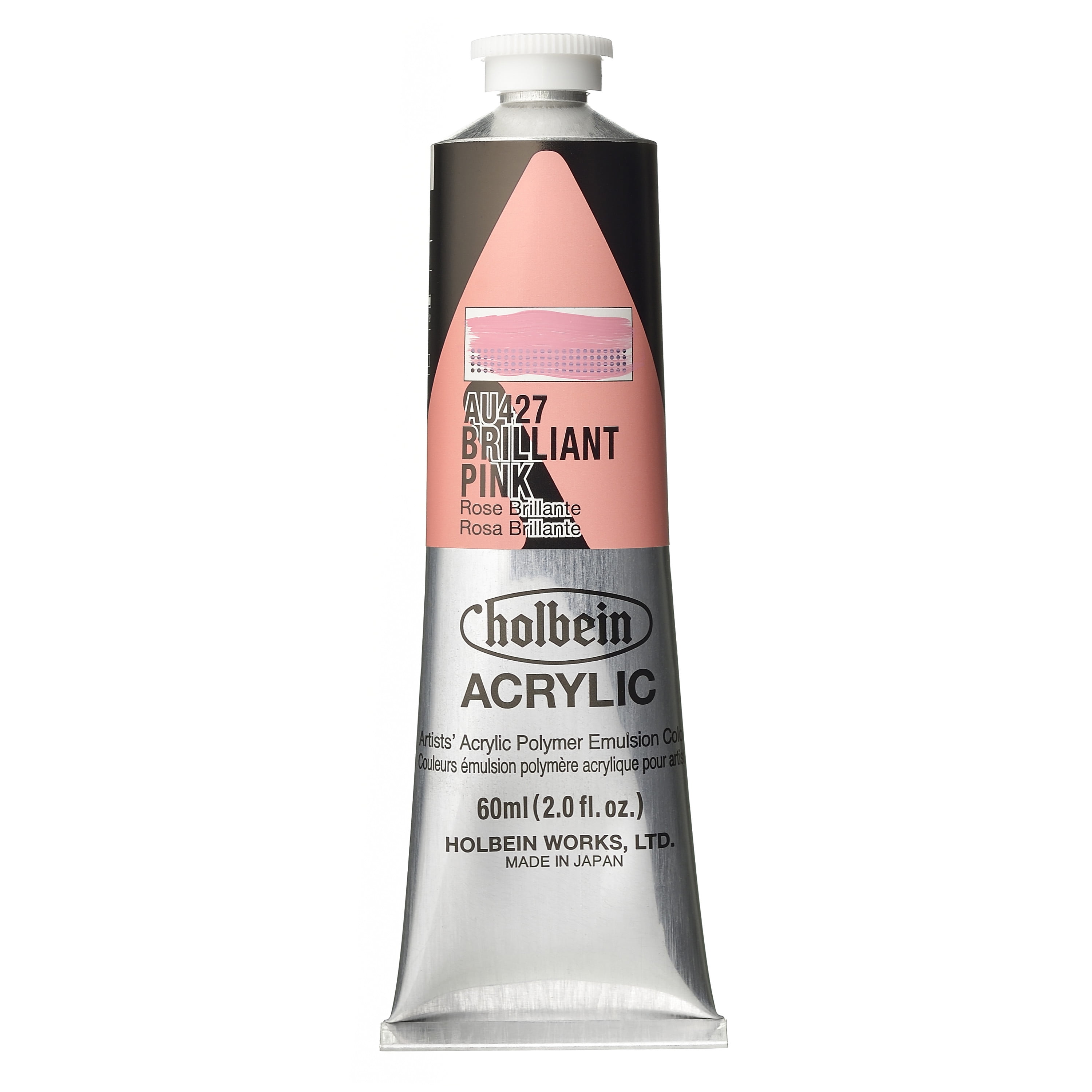 Holbein Artist Heavy Body Acrylic Color, 60ml, Brilliant Pink