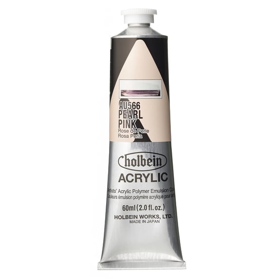 Holbein Artist Heavy Body Acrylic Color, 60ml, Pear Pink
