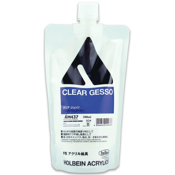 Holbein Artist Heavy Body Acrylic Gesso, 300ml, Clear