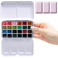 thumbnail image 1 of Holbein Artist's Watercolor 1ml,24 Colors Watercolor Paint Set in a Box for Students, Beginners Artists, 1 of 7
