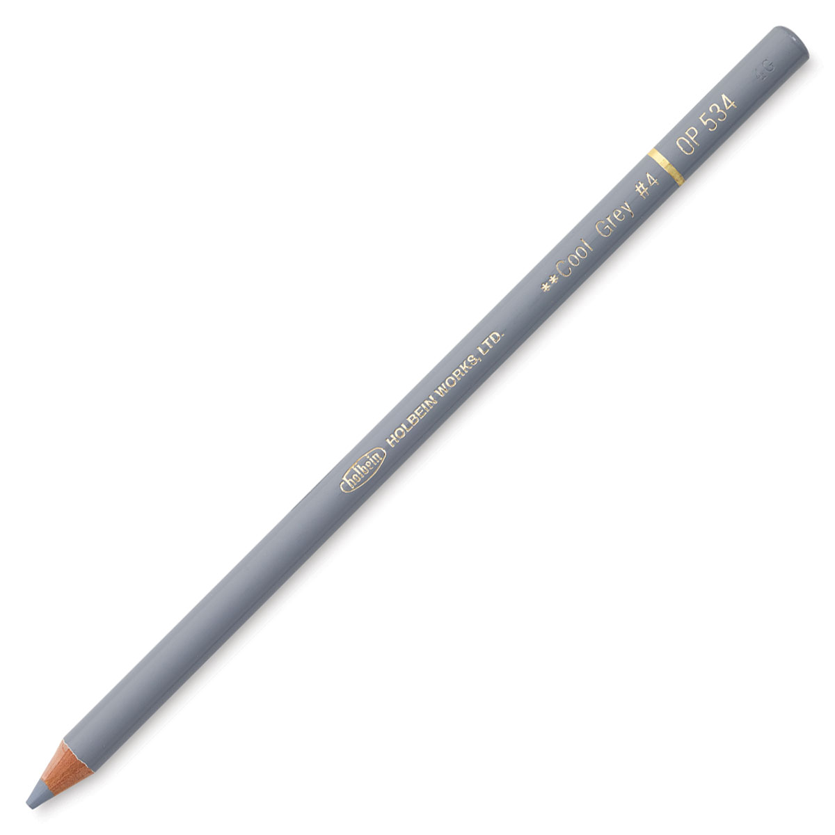 Holbein Artists' Colored Pencil - Single Pencil, Cool Grey 2 (OP532), Oil-Based Core For Blending & Layering