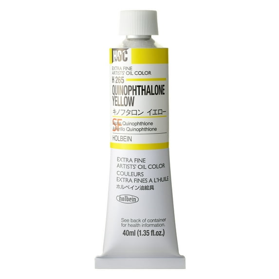 Holbein Artists' Oil Color, 40ml, Quinophtalone Yellow