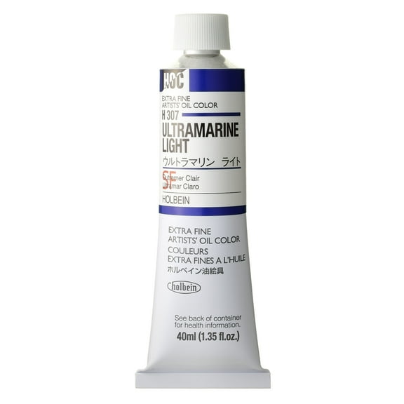 Holbein Artists' Oil Color, 40ml, Ultramarine Light