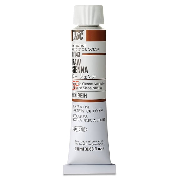 Holbein Artists' Oil Color - Raw Sienna, 20 ml tube