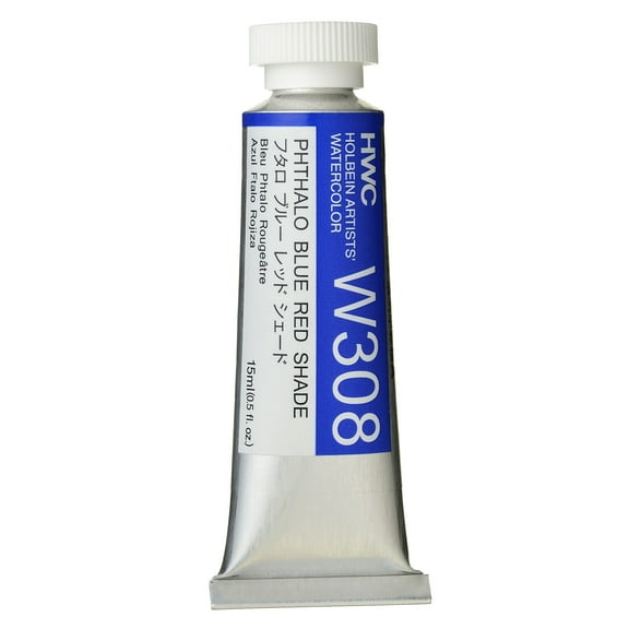 Holbein Artists' Watercolor, 15ml, Pthalo Blue Red Shade