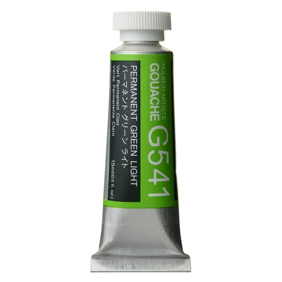 Holbein Designers' Gouache, 15ml, Permanent Green Light