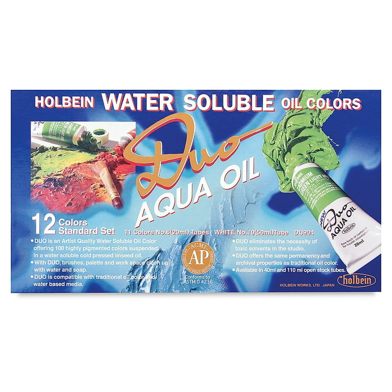 Water-Soluble Oil Paints?!! 🤯Trying Holbein Duo Aqua Oils! 