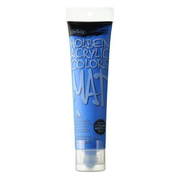 Holbein Mat Acrylic Color, 110ml, Cerulean Blue Hue