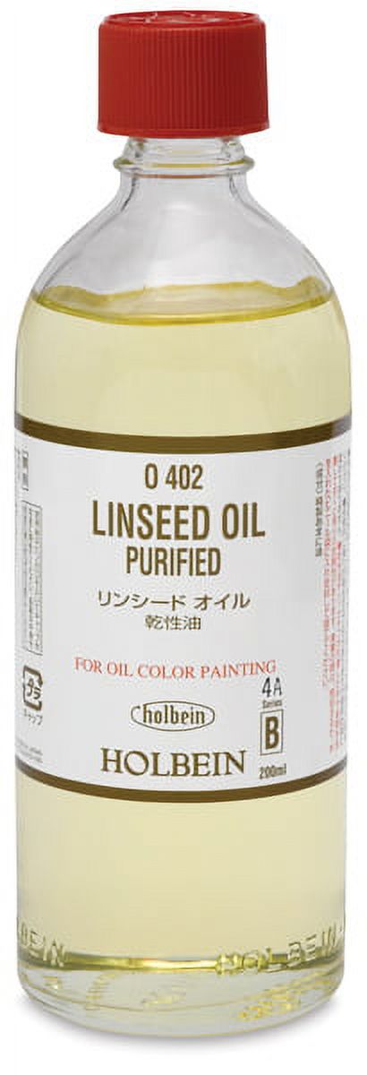200　ml　Purified　Holbein　Oil　Linseed　Bottle