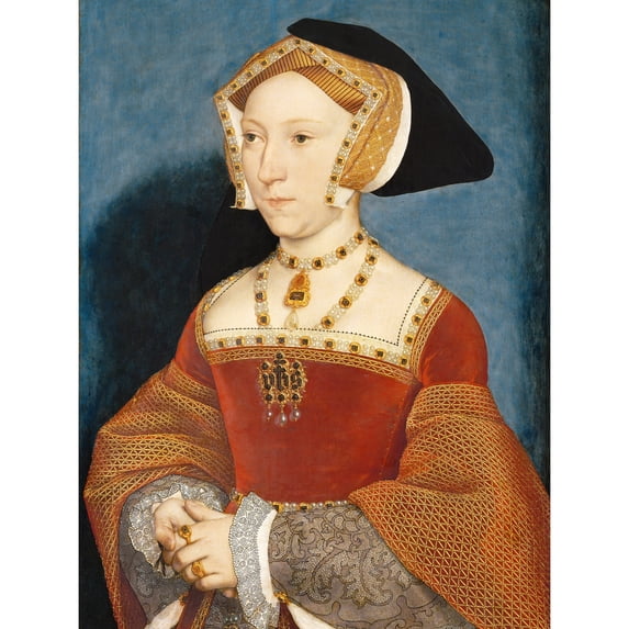 Holbein Younger Portrait Jane Seymour Queen England Painting Extra Large XL Wall Art Poster Print