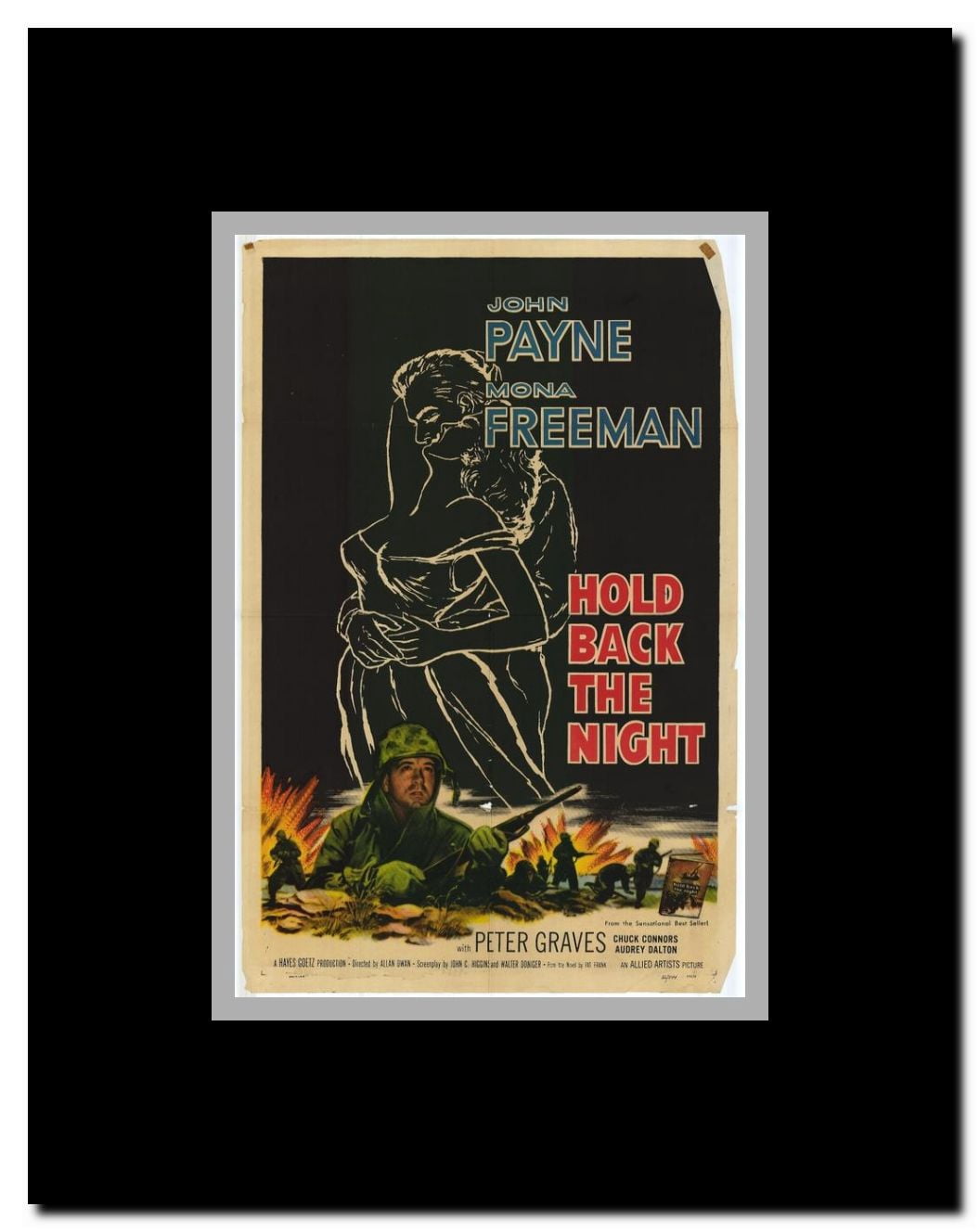Hold Back the Night Framed Movie Poster