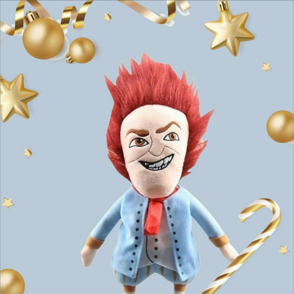 Hold Candy Cane Rumpelstiltskin Wizard 11" Soft Stuffed Plush Shrek Holiday New