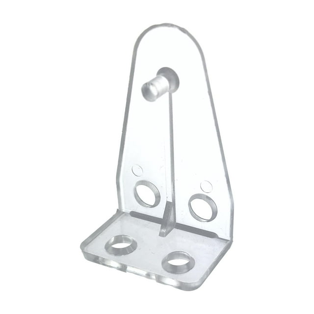 Hold Down Bracket for 1 inch Mini Blinds or Cellular Shades Clear