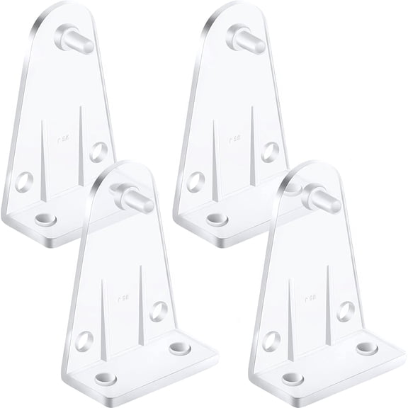 Hold Down Brackets Clear Plastic Blind Brackets Holder Replacements for Blinds Horizontal Shades Windows Doors