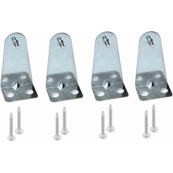 Hold Down Brackets Metal Blind Brackets Bottom Rail Holder Replacements for Horizontal Blinds and Window Shades