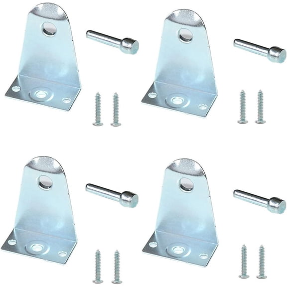 Hold Down Brackets with Install Screws Metal Blinds Down Clips Holder for Horizontal Blinds and Window Shades