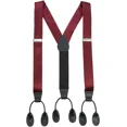 thumbnail image 1 of Hold'Em 100% Silk Suspenders for Men Y - Burgundy (Regular), 1 of 6