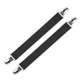 thumbnail image 1 of Hold’Em Biker Motorcycle Stirrup Strap Elastic EXTRA STRONG METAL CLIP Made in USA Leg Clamps Pant Clip-8", 1 of 5