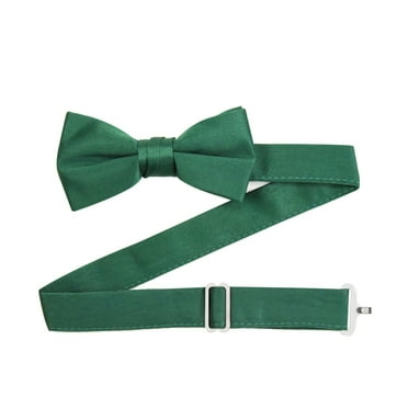 Hold'Em Bow Tie Boys and Baby Pre-tied Satin look Solid Color Adjustable