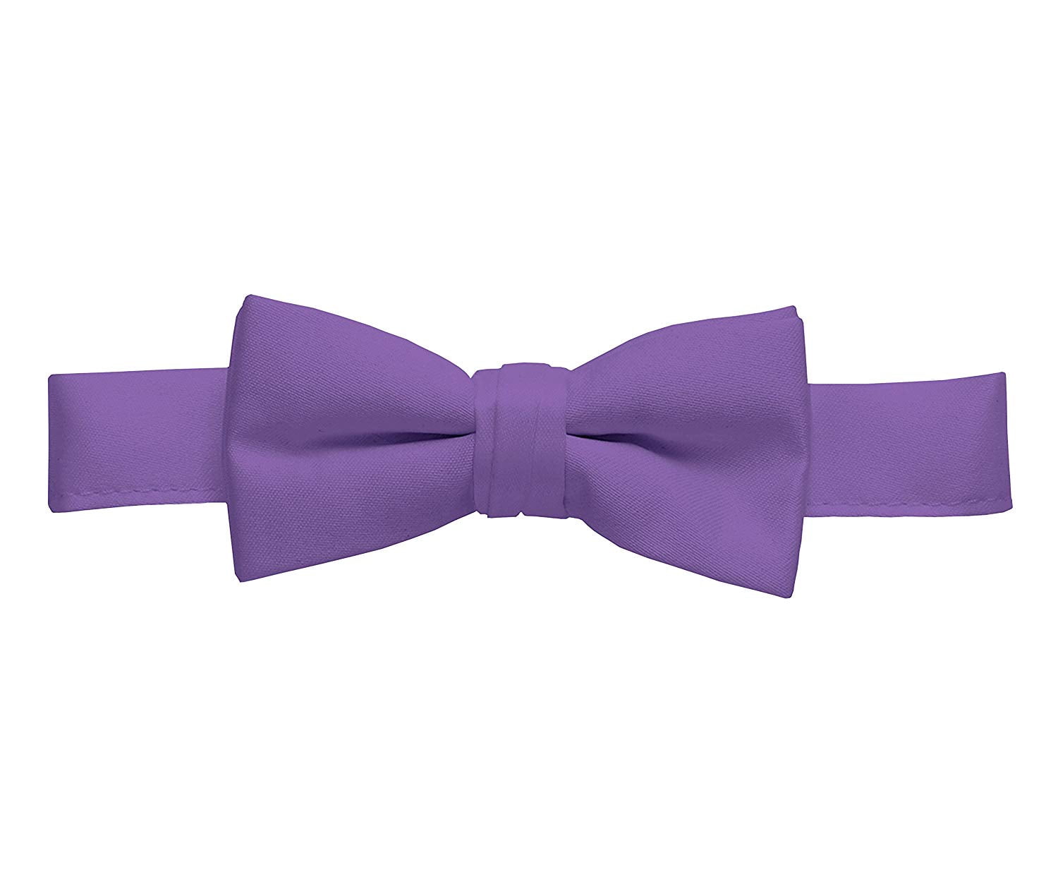Hold'Em Bow Tie For Mens Boys and Baby Satin look Solid Color Adjustable Pre-tied
