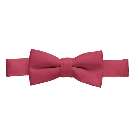 Hold'Em Bow Tie For Mens Boys and Baby Satin look Solid Color Adjustable Pre-tied