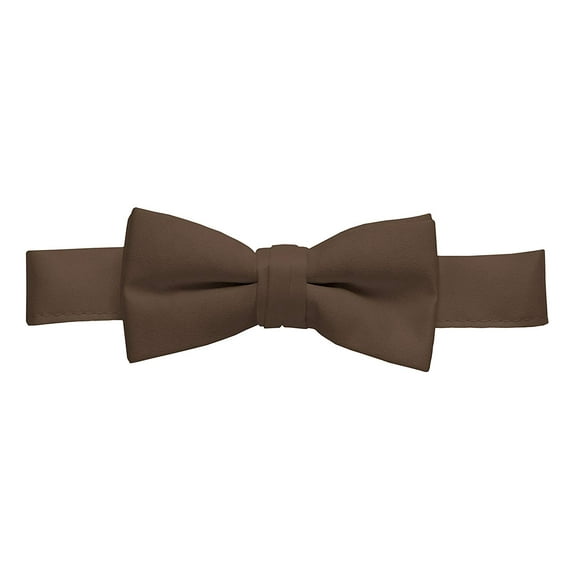 Hold'Em Bow Tie For Mens Boys and Baby Satin look Solid Color Adjustable Pre-tied