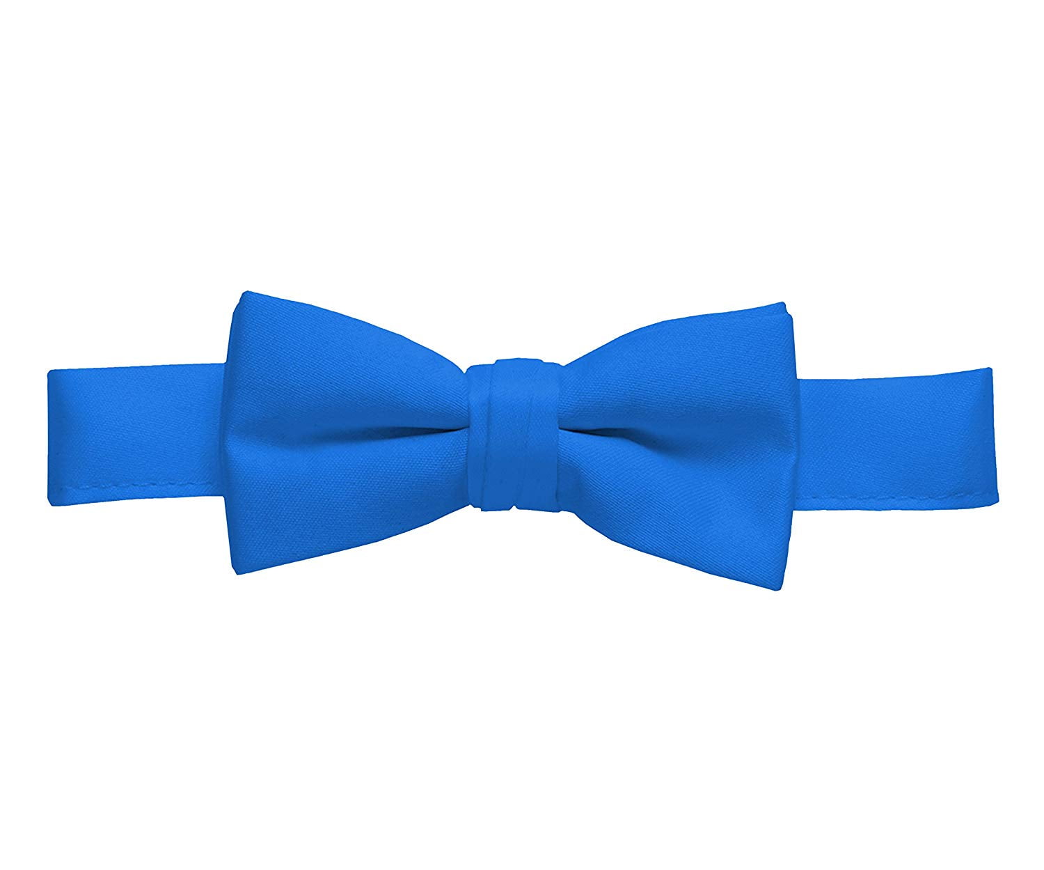 Hold'Em Bow Tie For Mens Boys and Baby Satin look Solid Color Adjustable Pre-tied