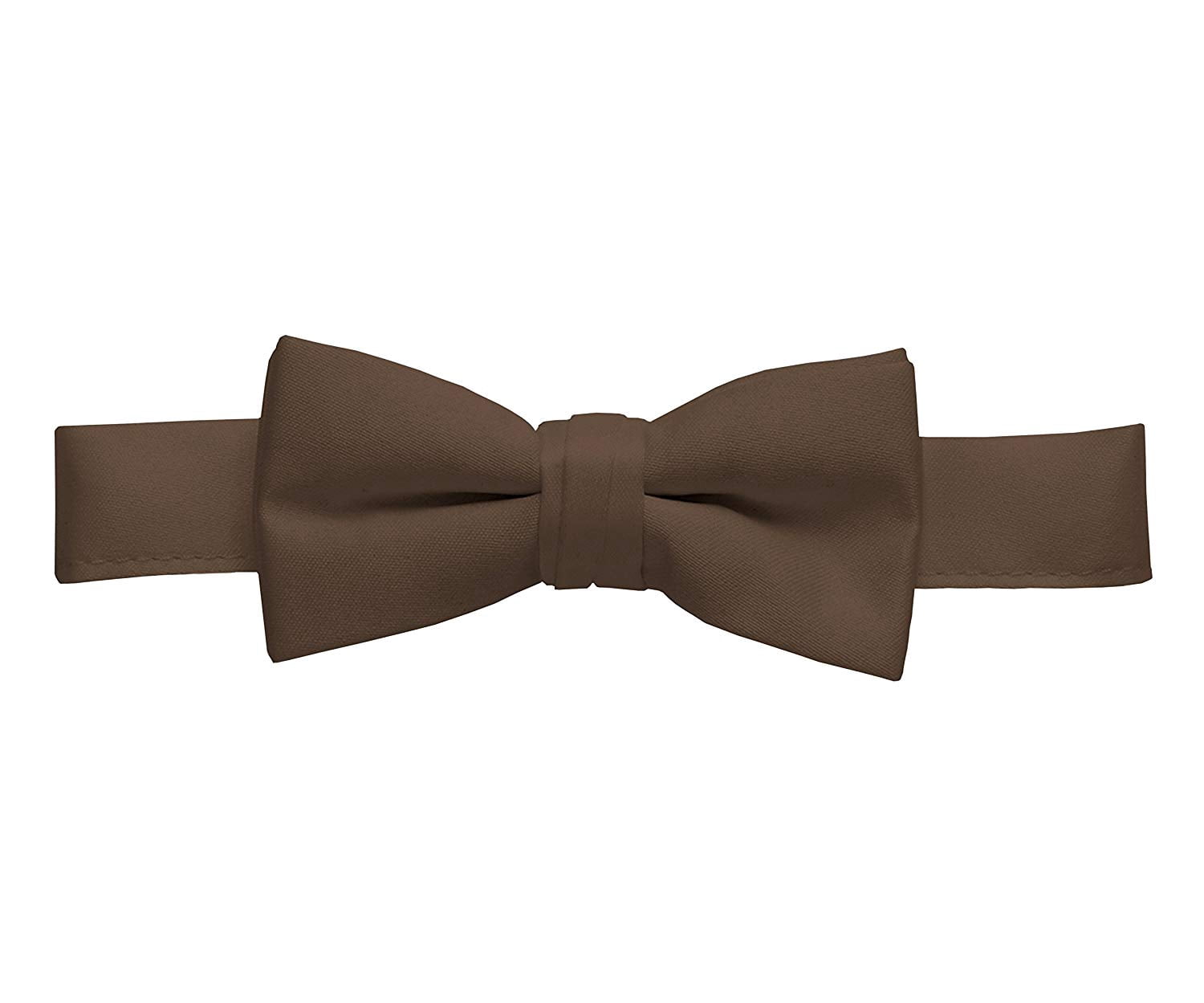 Hold'Em Bow Tie For Mens Boys and Baby Satin look Solid Color Adjustable Pre-tied