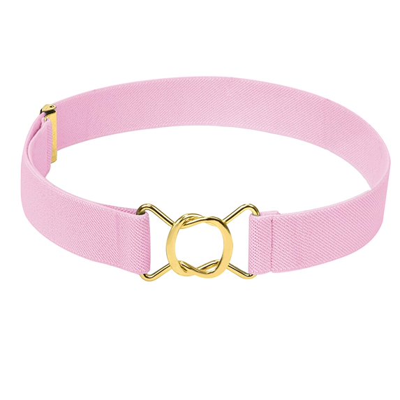 Hold'em Kids Toddler Clasp Gold Buckle Belt-Elastic Adjustable Stretch Boys Belt