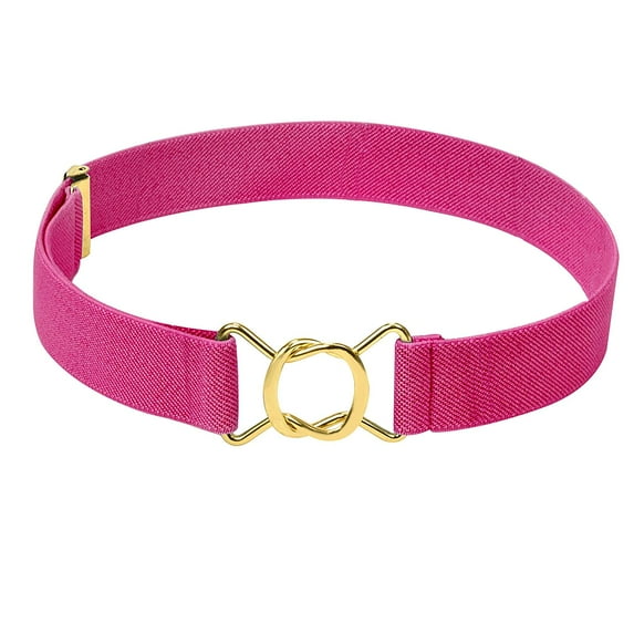 Hold'em Kids Toddler Clasp Gold Buckle Belt-Elastic Adjustable Stretch Boys Belt