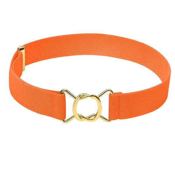 Hold'em Kids Toddler Clasp Gold Buckle Belt-Elastic Adjustable Stretch Boys Belt