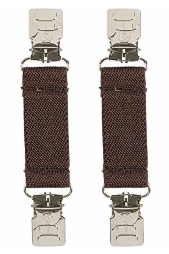 Mitten and Glove Clips for Toddler and Kids Elastic EXTRA STURDY SUPER TIGHT GRIP - Brown