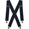 thumbnail image 1 of Hold'Em Suspenders for Men Heavy Duty Utility Clips 2" - Navy, 1 of 5
