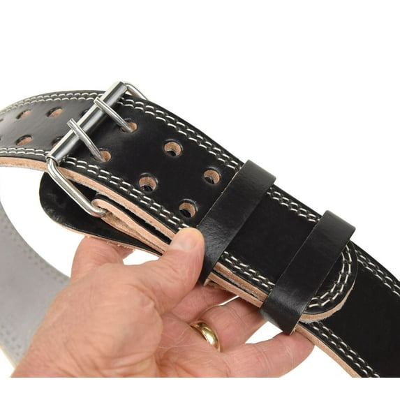 Hold'Em Weight Lifting Belts, 100% Genuine Leather, Foam Padding, Suede Lining, Double Stitching