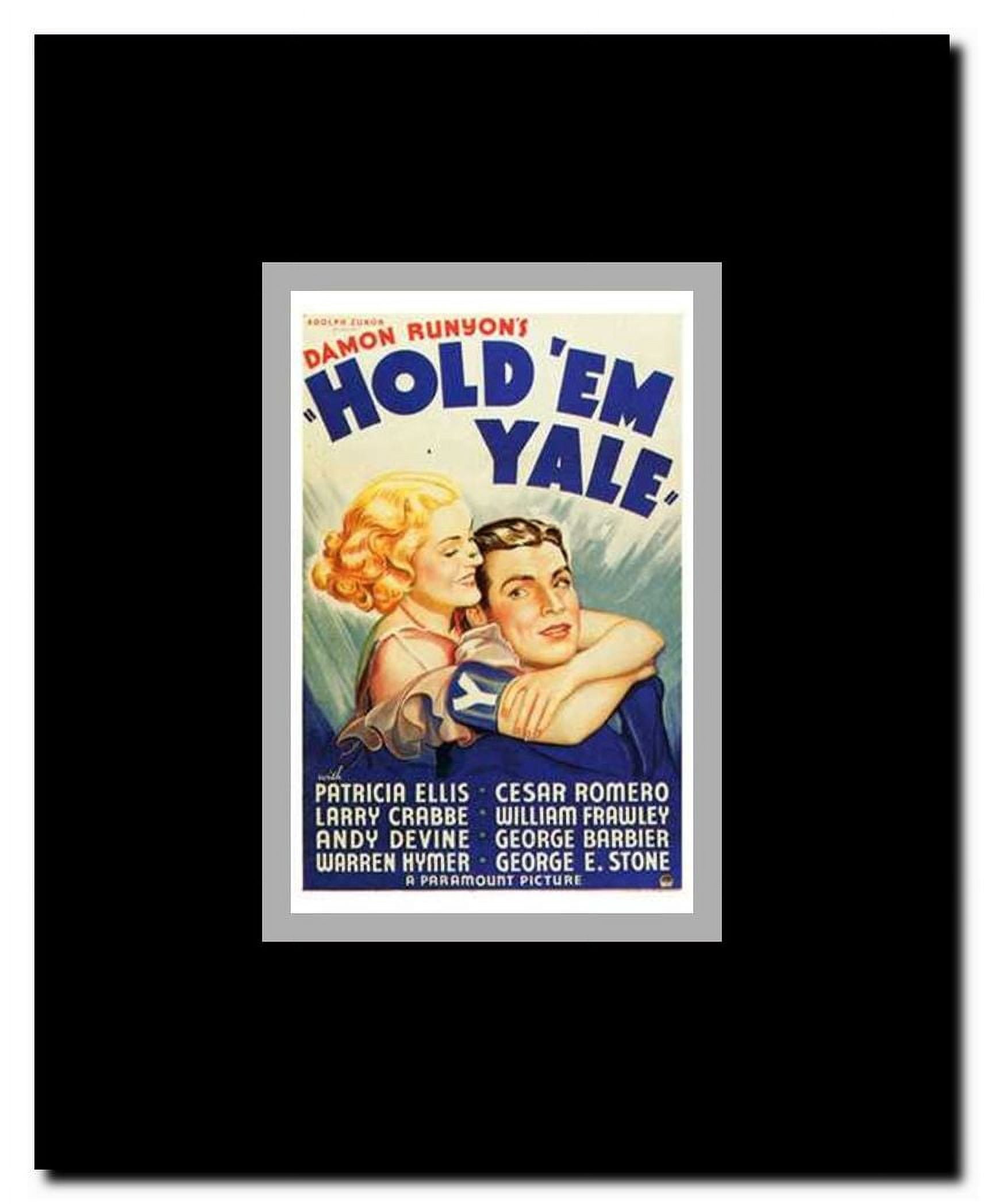 Hold 'Em Yale Framed Movie Poster