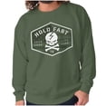 thumbnail image 1 of Hold Fast Freedom Flag Skull Bones Sweatshirt for Men or Women Brisco Brands M, 1 of 6