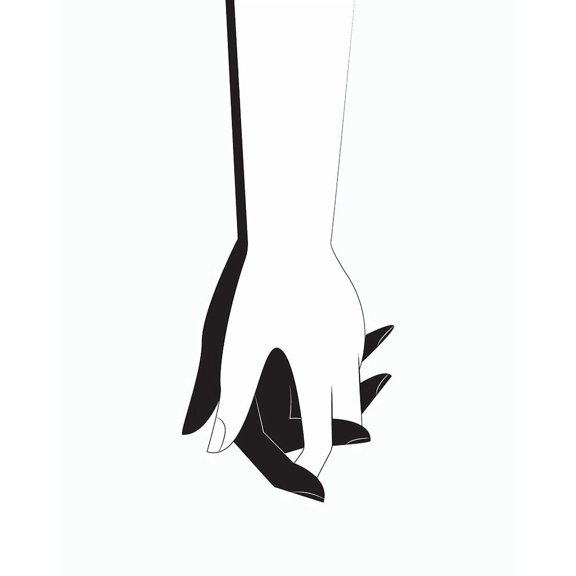 Hold Hands Poster Print - Beth Cai (18 x 24)