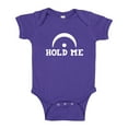 thumbnail image 1 of Hold Me Fermata Baby Bodysuit One Piece NB Purple, 1 of 3