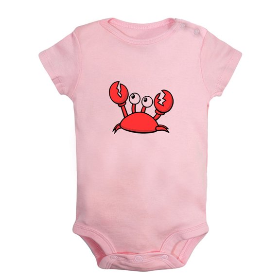 Hold Me Funny Rompers For Babies, Animal Crab Pattern Jumpsuit, Newborn Baby Unisex Bodysuits, Infant Jumpsuits, Toddler 0-24 Months Kids One-Piece Oufits